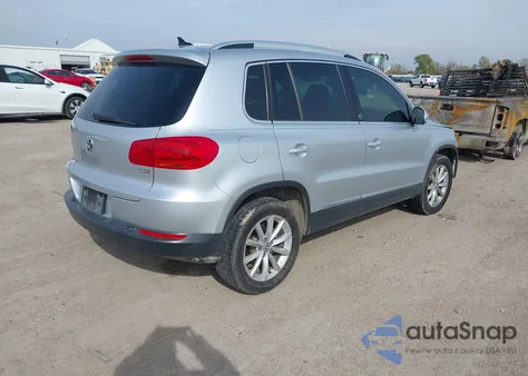 2017 Volkswagen Tiguan 2.0T Wolfsburg Edition из США, поврежденный, VIN WVGRV7AX6HK022898